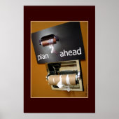 Planen Sie voran! Poster (Vorne)