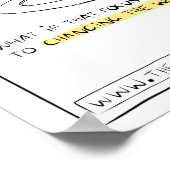 Planen unseres Lebens auf dem Lebensmittelplakat Poster (Ecke)