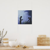 Planen von morgen zusammen - Solarpunk-Poster Poster (Küche)