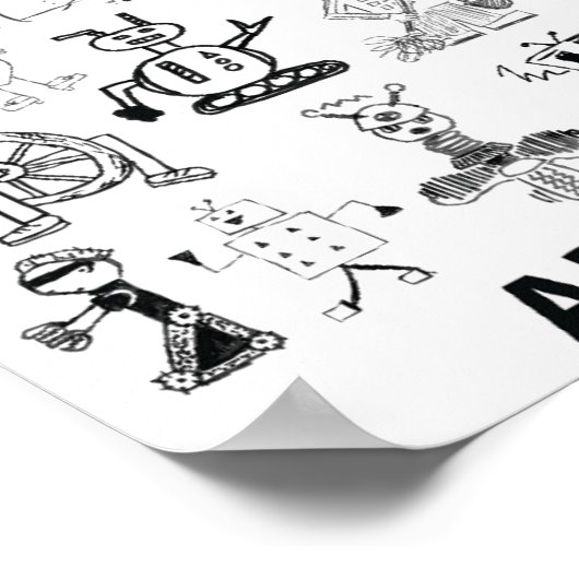 Planer 2009: Roboter der Artomatik 1 Poster (Ecke)