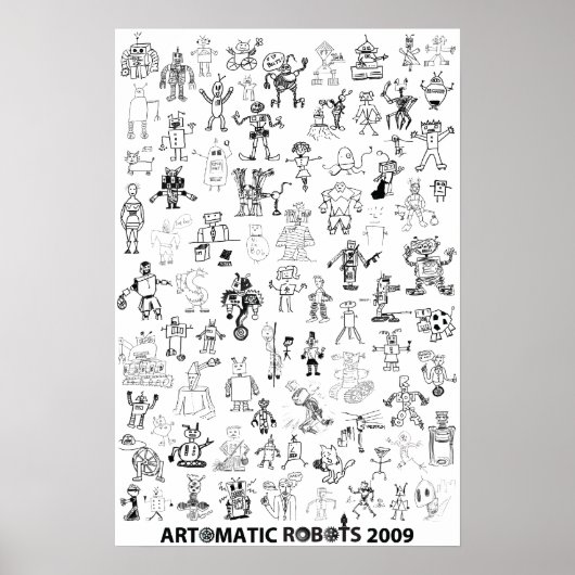 Planer 2009: Roboter der Artomatik 1 Poster (Vorne)