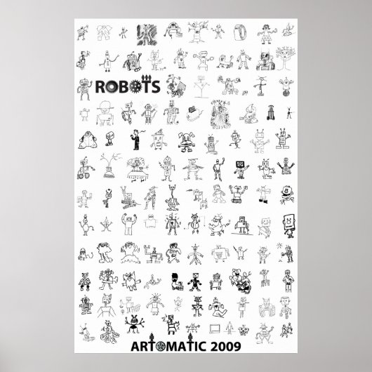 Planer 2009: Roboter der Artomatik 5 Poster (Vorne)