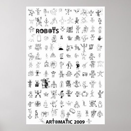 Planer 2009: Roboter der Artomatik 6 Poster (Vorne)