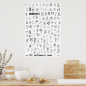 Planer 2009: Roboter der Artomatik 7 Poster (Küche)