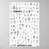 Planer 2009: Roboter der Artomatik 7 Poster (Vorne)