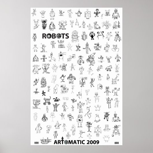 Planer 2009: Roboter der Artomatik 7 Poster (Vorne)