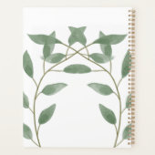 Planer 2023-2024 Wasserfarbe Boho ästhetisch (Rückseite)