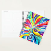 PLANER 2024 - FARBIGE ABSTRAKTE OUTTER-SPEICHERUNG (Anzeige)