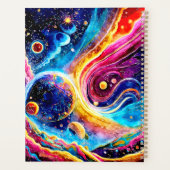 PLANER 2024 NIEDLICH EINFACHES GALAXY-DESIGN (Rückseite)