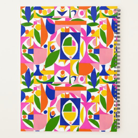 Planer (8,5" x 11"), Soft Cover, Black Spiral Pl (Rückseite)