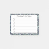 Planer der Tagesziele Post-it Klebezettel (Vorderseite)