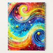 PLANER ELEGANT ABSTRAKTE OUTTER SPACE DESIGN 2024 (Rückseite)