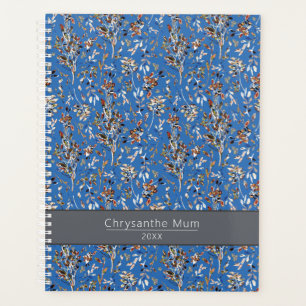 Planer Elegante Blätter Berries Botanisches Muster