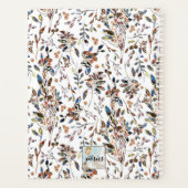 Planer Elegante Blätter Berries Floral (Rückseite)