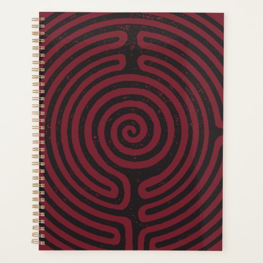Planer für das Labyrinth (Maroon) (Vorderseite)