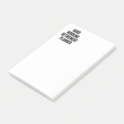 Planer für harte Arbeit Post-it Klebezettel (angewinkelt)