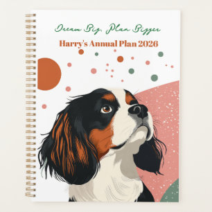 Planer für Hunde-Liebhaber King Charles Cavalier