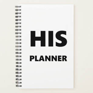 Planer für Männer sein Planer Weißer Schriftart