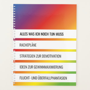 Planer für Selbstbewusste