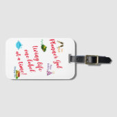 Planer Gal - Leben ein Etikett nach dem anderen! Gepäckanhänger (Vorderseite (Horizontal))