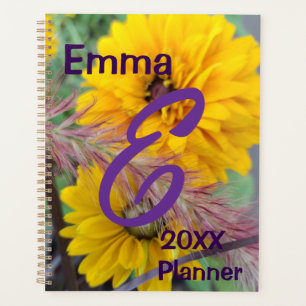 Planer, gelbes Herbst Blume Foto Planer