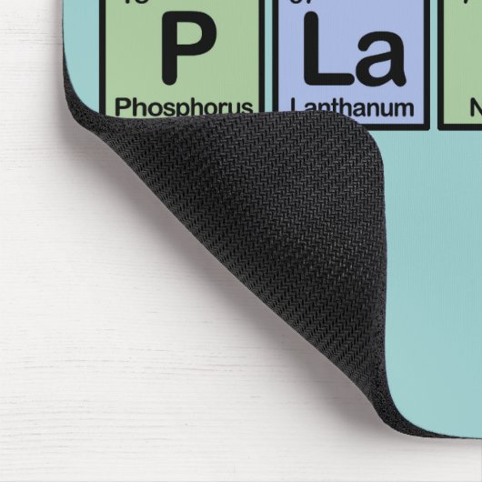 Planer gemacht von den Elementen Mousepad (Ecke)