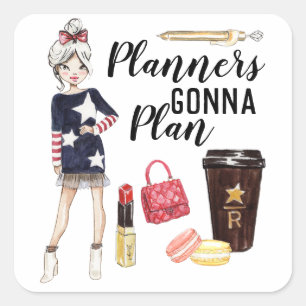 PLANER GONNEN PLAN! Aufkleber für Plannensuchende