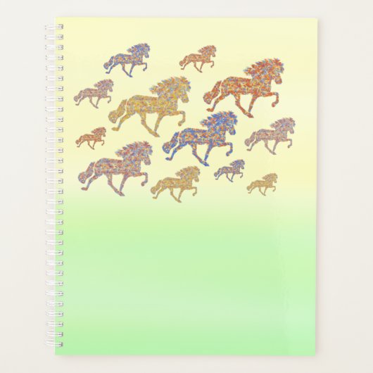 Planer - Islandpferde (Vorderseite)