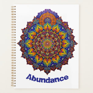 Planer Mandala von Überfluss