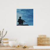 Planer Militärsoldat individuell anpassbar Poster (Küche)