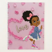 Planer mit Herzen für Mädchen (Vorderseite)