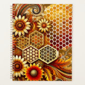 Planer mit Honeycomb und Blumendesign (Vorderseite)