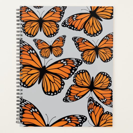 Planer mit Monarch-Schmetterlingen (Vorderseite)