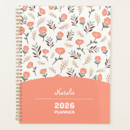Planer mit Namen - Red Poppies Design