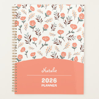 Planer mit Namen - Red Poppies Design