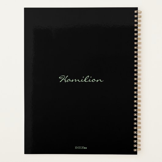 Planer mit niedlichem Chamäleon-Design. (Rückseite)