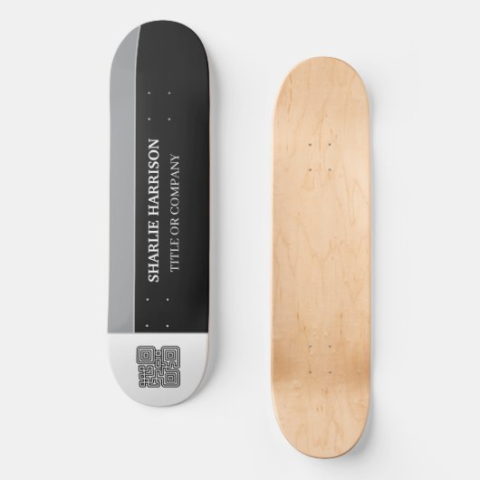 Planer mit QR-Code Skateboard (Vorderseite)