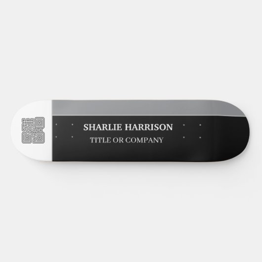 Planer mit QR-Code Skateboard (Horizontal)