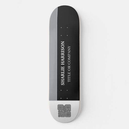 Planer mit QR-Code Skateboard (Vorderseite)