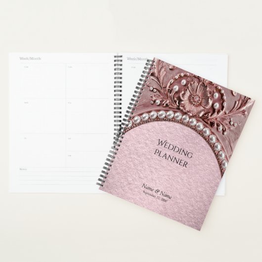 Planer mit rosa Blumen (Anzeige)