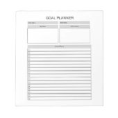 Planer Notepad Notizblock (Vorderseite)