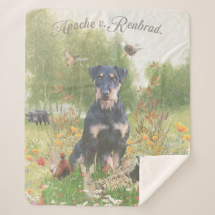 Planer Outdoor-Kissen quadratische Papier-Unterset Sherpadecke
