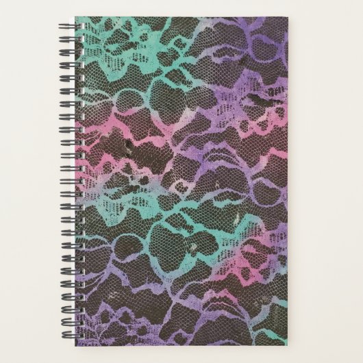 Planer Pastel Lace Muster (Vorderseite)