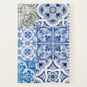 Planer personalisiert Blue Mediterrane Tiles (Rückseite)