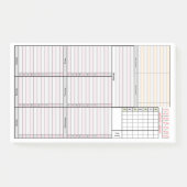 Planer-Seiten für unterwegs Post-it Klebezettel (Vorderseite)