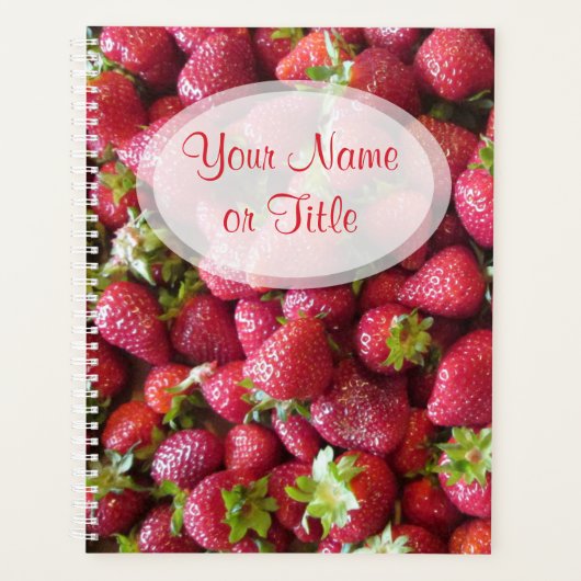 Planer - Sommer Erdbeeren (Vorderseite)