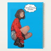 Planer - Stilvolles Anime Girl in Red Sweater (Rückseite)