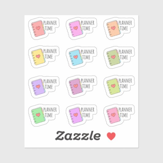 Planer Time Erinnerung Stationäre Notebook-Planer Aufkleber (Blatt)