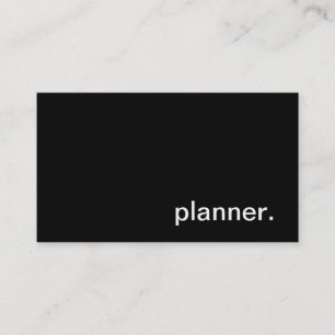 Planer-Visitenkarte Visitenkarte