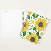 Planer Wasserfarbe Sonnenblumen-Muster (Anzeige)